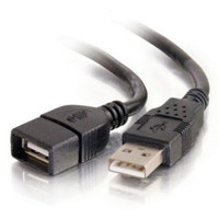 

C2G 3m (9.8') USB 2.0 A Male to A Female Extension Cable, Black