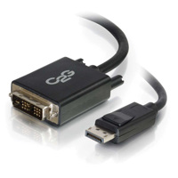 

C2G C2G 3ft DisplayPort Male to Single Link DVI-D Male Adapter Cable, Black