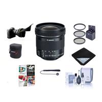 Canon EF-S 10-18mm f/4.5-5.6 IS STM Lens - Bundle with 67mm Filter Kit (UV/CPL/ND2), Flex Lens Shade, Lens Case, Cleaning Kit, C