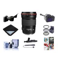 

Canon EF 135mm f/2L USM AutoFocus Telephoto Lens USA Bundle With 72mm Filter Kit, Lens Wrap (15x15), FocusShifter DSLR Follow Focus & Rack Focus Lens, Cap Leash, Flex Lens Shade, Software Package, More
