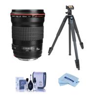 

Canon EF 135mm f/2L USM AutoFocus Telephoto Lens - USA - With Slik Sprint Pro III BH Travel Tripod with SBH-100 DQ All Metal Ball Head Black, Cleaning Kit, Microfiber Cloth