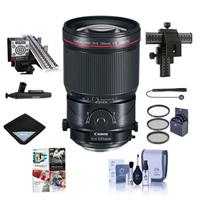 Canon TS-E 135mm f/4.0L Tilt-Shift Macro Lens - U.S.A. Warranty - Bundle With 82mm Filter Kit, Focusing Rail Fine Control for Ma