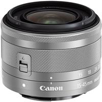 Canon EF-M 15-45mm f/3.5-6.3 IS STM Lens - Silver