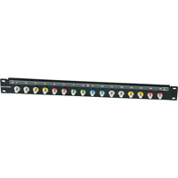 

Canare 1RU A/V Bulkhead Panel, 16 Standoff FJ-JR Type Connectors