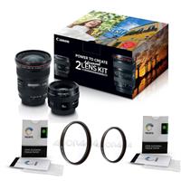 

Canon EF 17-40mm f/4L USM / EF 50mm f/1.4 USM, Advanced 2 Lens Kit - Bundle With 58mm UV Filter, 77mm UV Filter, 2x Lens Cleaning Tissue Paper