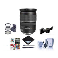 

Canon EF-S 17-55mm f/2.8 IS USM Digital SLR Zoom Lens USA Warranty Bundle With 77mm Filter Kit, Lens Cap Leash, Lens Cleaning Kit, Flex Lens Shade, Software Package, Lens Wrap (15x15)