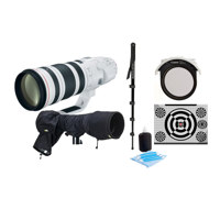 

Canon EF 200-400mm f/4L IS USM with Built-in Extender 1.4x Lens - U.S.A Warranty - Bundle with Canon 52 Drop-In Circular Polarizer Filter, LensAlign MkII Focus Calibration System, Monopod, LensCoat RainCoat Pro, Black, Cleaning Kit