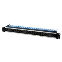 

Canare 75 Ohm Standard Video Patchbay, 20 DVJB-W loaded, Normal Through, 2RU