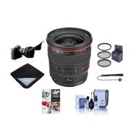 

Canon EF 24mm f/1.4L II USM AutoFocus Wide Angle Lens Kit - USA Bundle With 77mm Filter Kit, Flex Lens Shade, Lens Wrap (15x15), Cleaning Kit, Capleash, PC Softwae Package