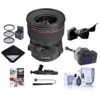 

Canon TS-E 24mm f/3.5L II Tilt-Shift Lens USA - Bundle with 82mm Filter Kit, Flex Lens Shade, DSLR Follow Focus & Rack Focus, Lens Wrap 19x19, Cleaning Kit, Cleaner, Lens Cap Leash, Software Package