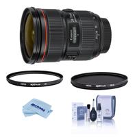 

Canon EF 24-70mm f/2.8L II USM Zoom Lens - U.S.A. Warranty - Bundle With Hoya 82mm 10-Layer HMC UV Filter, Hoya 82mm HMC Circular Polarizer Filter, Cleaning Kit, Microfiber Cloth