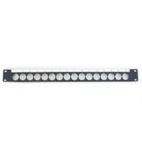 

Canare Custom A/V Connector Variable Panel with Cable Tie Bar - Long Depth, 2RU, F77 Type, 32 Holes