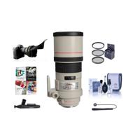 Canon EF 300mm f/4L IS USM Image Stabilizer AF Telephoto Lens Kit, USA with 77mm Filter Kit, Lens Cap Leash, Lens Cleaning Kit, Flex Lens Shade, Lenspen Cleaner