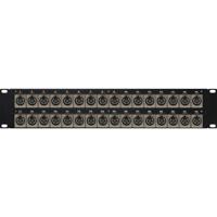 

Canare 2RU A/V Bulkhead Panel, 32 Flush Mount XLR3-31F77 Type Connectors