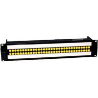 

Canare 75 Ohm Mid-Size Video Patchbay Loaded with 96 Normal Through Video Jacks, 4RU