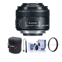 

Canon EF-S 35mm f/2.8 Macro IS STM Lens - U.S.A. Warranty - Bundle With 49mm UV Filter, Cleaning Kit, Lens Case, Capleash II