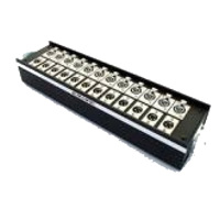

Canare Custom A/V Connector Flat Panel, 3RU, Neutrik D Type, 48 Holes