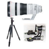 

Canon EF 400mm f/2.8L IS III USM IS Telephoto Lens, USA Warranty - Bundle With FotoPro X-Go Max Carbon Fiber Tripod with Built-In Monopod FPH-62Q Ball Head, Fotopro E-6H Gimbal Head, Black