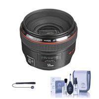 

Canon EF 50mm f/1.2L USM Ultra-Fast Standard AutoFocus Lens, USA - Includes Cleaning Kit, Capleash II