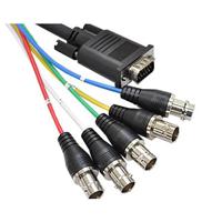 

Canare VGA Cable Assembly DsubHD15 (M) to BNC (F), 1.5m