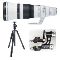 

Canon EF 600mm f/4L IS III USM Telephoto Lens - Bundle With Fotopro X-Go Max Carbon Fiber Tripod with Head, and Fotopro E-6H Gimbal Head