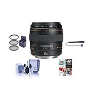 Canon EF 85mm f/1.8 USM AutoFocus Telephoto Lens Kit, with 58mm Filter Kit (UV/CPL/ND2), Lens Cap Leash, Cleaning Kit, with Pro 