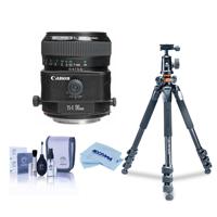 

Canon TS-E 90mm f/2.8 Tilt & Shift Manual Focus Telephoto Lens - USA - Bundle With Vanguard Alta Pro 264TBH Tripod and TBH-100 Head with Arca-Swiss QR Plate, Cleaning Kit, Microfiber Cloth