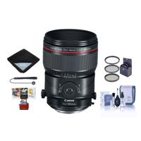 

Canon TS-E 90mm f/2.8L Tilt-Shift Macro Lens - U.S.A. Warranty - Bundle With 77mm Filter Kit, Lens Wrap, Cleaning Kit, Capleash II, Mac Software Package
