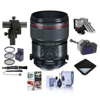 

Canon TS-E 90mm f/2.8L Tilt-Shift Macro Lens U.S.A. Warranty - Bundle With 77mm Filter Kit, FocusShifter DSLR Follow Focus, LensAlign MkII Focus Calibration System, 4 Way Focusing Rail Control, And More