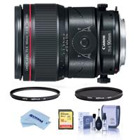 

Canon TS-E 90mm f/2.8L Tilt-Shift Macro Lens USA Warranty - Bundle With Hoya 77mm 10-Layer HMC UV Filter, Hoya 77mm HMC Circular Polarizer Filter, 16GB SDHC Card, Cleaning Kit, Microfiber Cloth