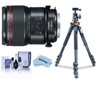 

Canon TS-E 90mm f/2.8L Tilt-Shift Macro Lens - U.S.A. Warranty - Bundle With Vanguard Alta Pro 264TBH Tripod and TBH-100 Head with Arca-Swiss QR Plate, Cleaning Kit, Microfiber Cloth