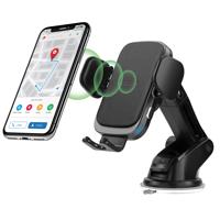 

Car and Driver Wireless Charging Mount Kit with Smart Grab and Release, Black