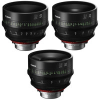 

Canon 3 Pack SUMIRE PRIME Lenses With CN-E24mm T1.5 FP X (PL Mount) Lens - CN-E35mm T1 5 FP X (PL Mount) Lens - CN-E50mm T1.3 FP X (PL Mount) Lens