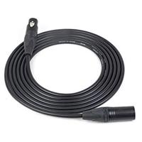

Canare Star Quad Microphone Audio Cord with L-4E6S Cable and XLR3(M)-(F) Connectors, 5', Black