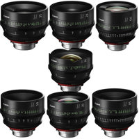 

Canon 7 Pack SUMIRE PRIME CN FP X (PL Mount) Lenses Kit / CN-E14mm T3.1 / CN-E20mm T1.5 / CN-E24mm T1.5 / CN-E35mm T1.5 / CN-E50mm T1.3 / CN-E85mm T1.3 / CN-E135mm T2.2 , FP X (PL Mount) Lenses