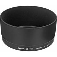 

Canon Lens Hood ES-78 for EF 50 f/1.2L, EF 200 f/2.8L II USM, EF 80 200 f/2.8L, EF 200 f/2.8L USM Lenses.