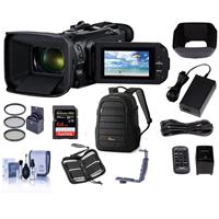 Canon VIXIA HF G60 4K UHD 13.4MP Camcorder, 15x Optical Zoom - Bundle With Video Case, 64GB SDXC U3 Card, 58mm Filter Kit, Clean