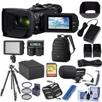 

Canon VIXIA HF G60 4K UHD 13.4MP Camcorder, 15x Optical Zoom - Bundle With Video Bag, 128GB SDXC U3 Card, Spare Battery, Video Mic, LED Light, 58mm Filter Kit, Tripod, Dual Charger, And More