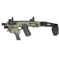 

Command Arms Micro Conversion Advanced Kit, MCK, for Glock 17, 19, 19X, 22, 23, 31, 32 & G45 - Stabilizer Model, OD Green
