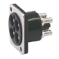 

Canare 75 Ohm Multichannel 4K-DIN Coax Connector, Jack to Jack