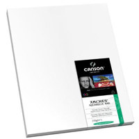 

Canson Infinity Infinity Aquarelle Rag, Textured Pure White, Watercolor Matte Inkjet Paper, 310gsm, 17x22", 25 Sheets