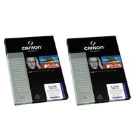 

Canson Infinity 2 Pack Infinity Platine 100% Fibre Rag Bright White Smooth Satin Inkjet Paper, 310gsm, 11x17", 25 Sheets