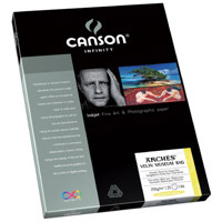 

Canson Infinity Velin Museum Rag, 100% Cotton Rag, Smooth Bright White Matte Inkjet Paper, 315gsm, 8.5x11", 25 Sheets