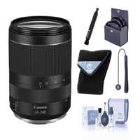 

Canon RF 24-240mm f/4-6.3 IS USM Zoom Lens, Kit with Filter Array, Lens Wrap, MAC Software Suite