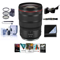 

Canon RF 24-70mm f/2.8 L IS USM Zoom Lens - Bundle With Flex Lens Shade, 82mm FIlter Kit, Lens Wrap, Cleaning Kit, Cpaleash II, Lens Cleaner, PC Software Package