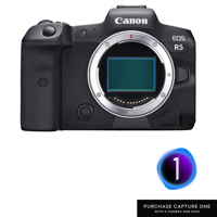 

Canon EOS R5 Mirrorless Digital Camera Body - with Capture One Pro 21 Photo Editing Software