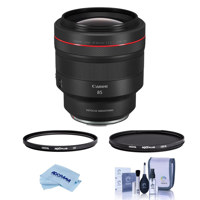 

Canon RF 85mm f/1.2 L USM DS Lens - Bundle With Hoya NXT Plus 82mm 10-Layer HMC UV Filter, HOYA 82mm NXT Circular Polarizer Filter, Cleaning Kit, Microfiber Cloth
