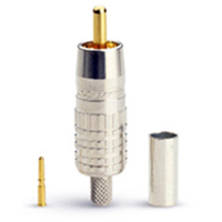 

Canare 75 Ohm RCA Pin Connector for L-2.5CFB, 1855A, 8218, 1417B, 1418B Cables