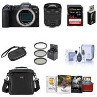 Canon EOS RP 26.2MP Full-Frame Mirrorless Digital Camera with RF 24-105mm F4-7.1 IS STM Lens - Bundle With Camera Case, 64GB SDXC Card, Camera Case, 67mm Filter Kit, Cleaning Kit, Mac Software, More