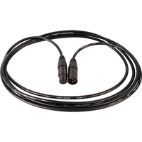 

Sescom 15' 3-Pin XLR Male to Female Star-Quad Microphone Cable, 24 Conductor AWG, Black